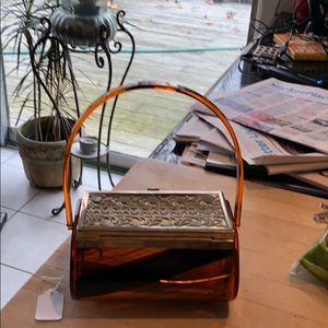 Vintage Lucite Pocket Book